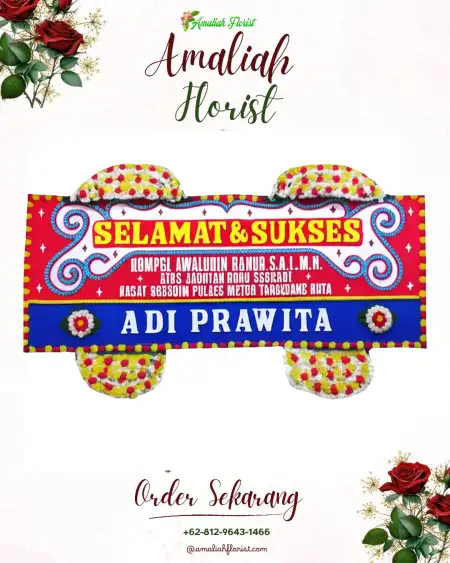 Papan Bunga Ucapan Selamat Suter